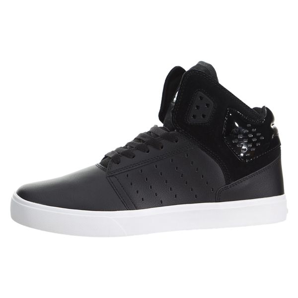 Supra Atom Skate Shoes Mens - Black | UK 85Y2I47